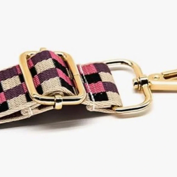 Fashion Checkered Black/Purple/Pink Adjustable Straps Replacement for Bags - Picture 9 of 10